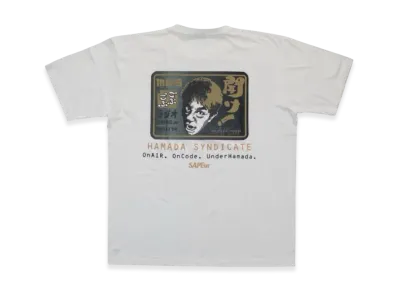 SAPEur x MASATOSHI HAMADA KOUSEIIN Gobugobu Radio S/S Tee "White/Black"
