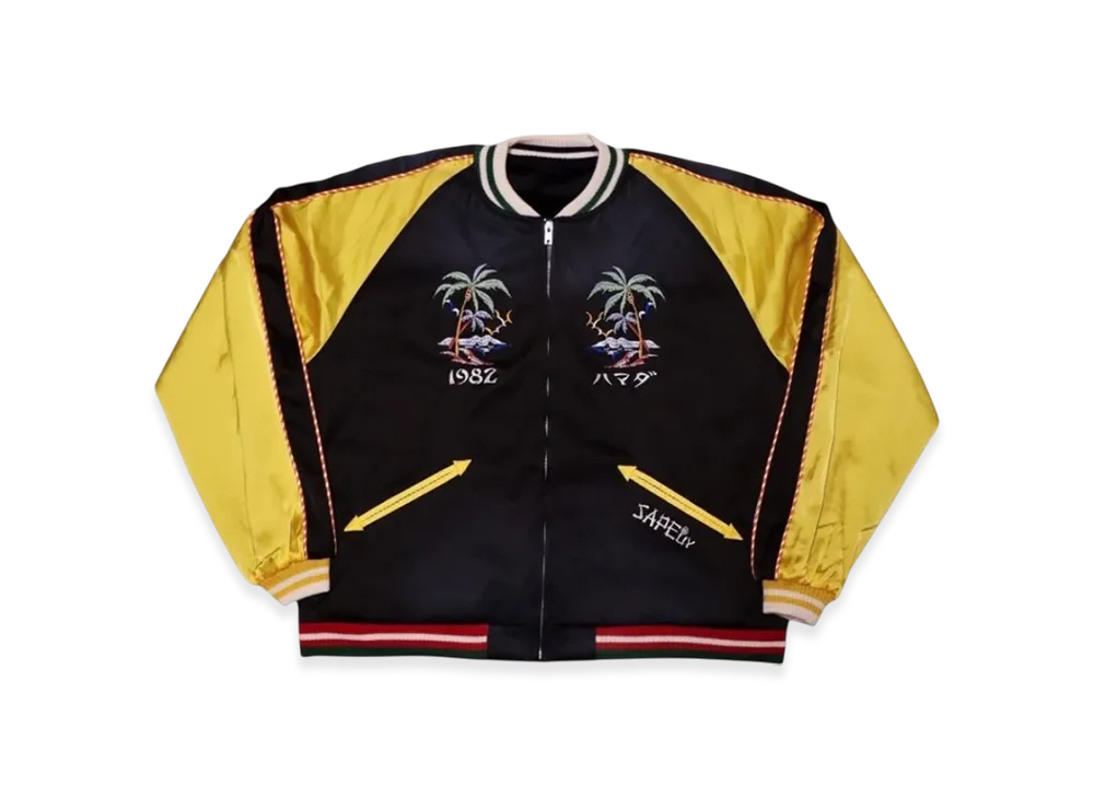 SAPEur x MASATOSHI HAMADA vol.9 Kid's Ama JACKET "Black Yellow"