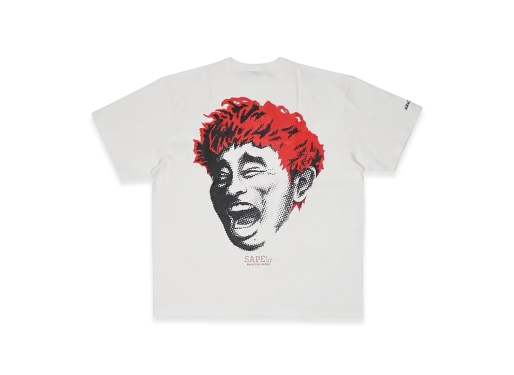 SAPEur x MASATOSHI HAMADA vol.9 Legend Smile Head S/S Tee "White"