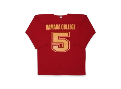 SAPEur x MASATOSHI HAMADA vol.9 Hamada College Football 3/4 Sleeve Tee "Red"