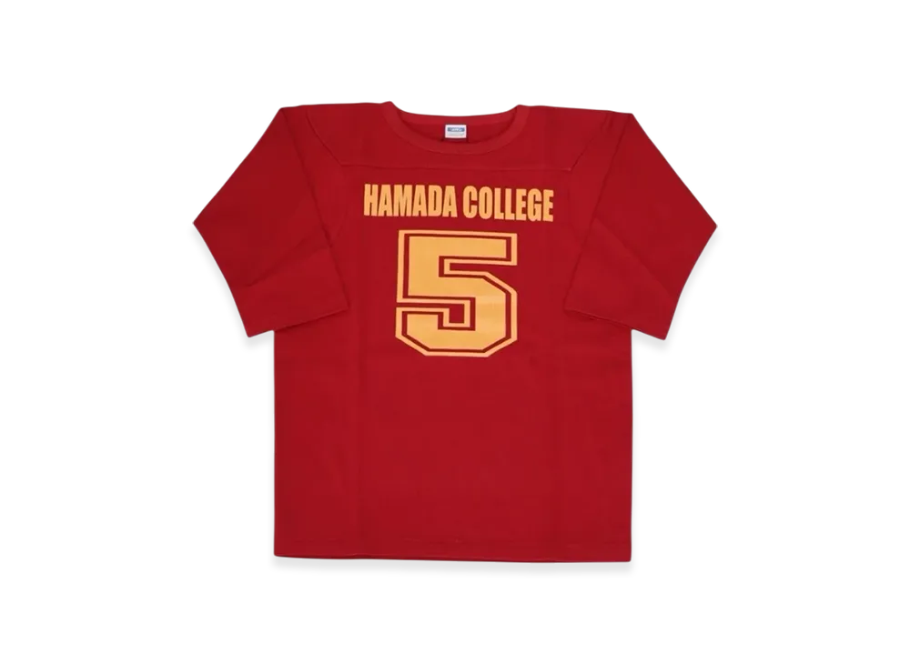SAPEur x MASATOSHI HAMADA vol.9 Youth Hamada College Football 3/4 Sleeve Tee "Red"