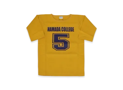 SAPEur x MASATOSHI HAMADA vol.9 Kid's Hamada College Football 3/4 Sleeve Tee "Mustard"