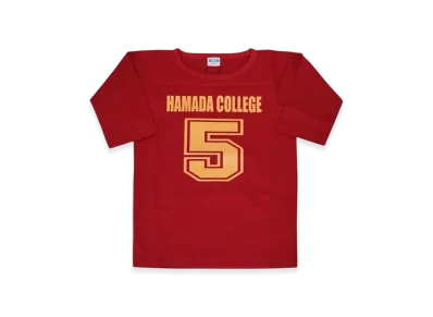 SAPEur x MASATOSHI HAMADA vol.9 Kid's Hamada College Football 3/4 Sleeve Tee "Red"