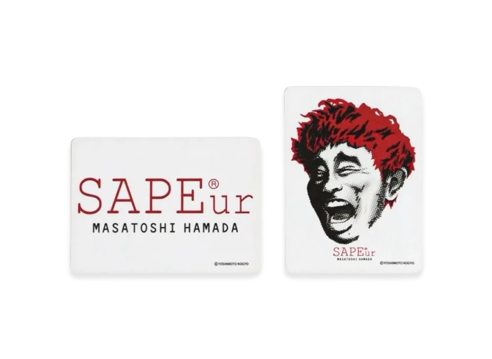 SAPEur x MASATOSHI HAMADA vol.9 Legend Smile Head & Logo Sticker "White"