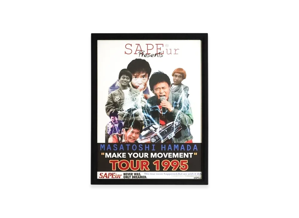 サプール x 浜田雅功 vol.9 ザ ムーブメント ツアー 1995 ポスター "マルチ"