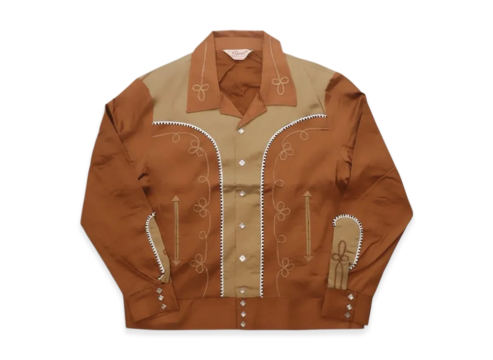 SAPEur Western Bolero Shirt "Brown"