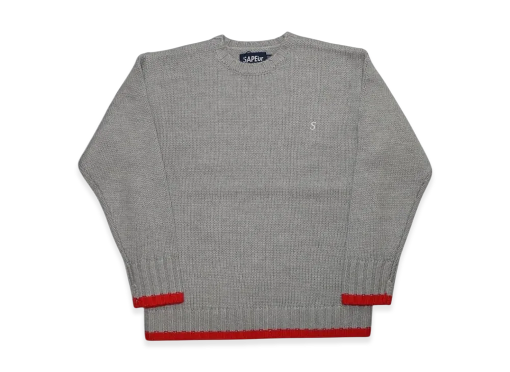SAPEur Crew Neck Knit "Gray"