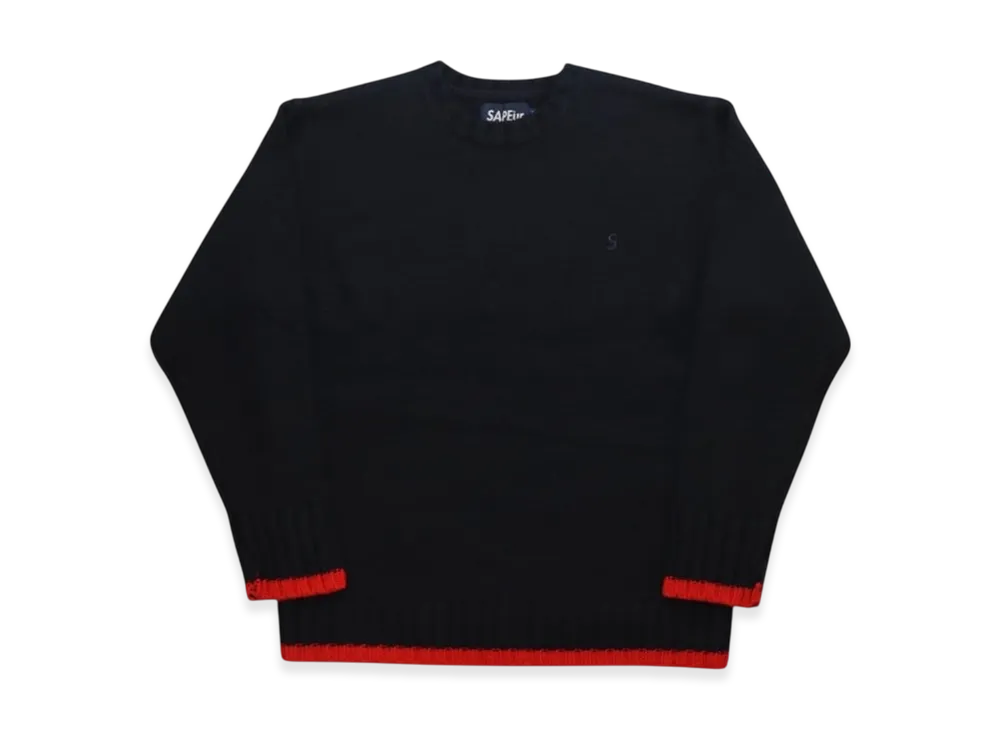 SAPEur Crew Neck Knit "Navy"