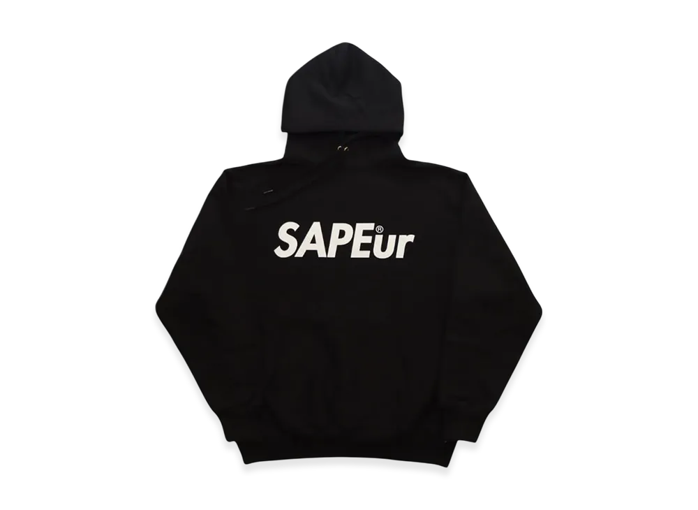 SAPEur Logo Sweat Hoodie "White"