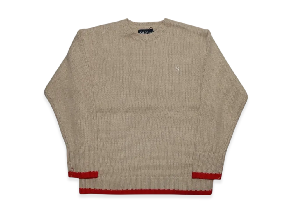 SAPEur Crew Neck Knit "Beige"
