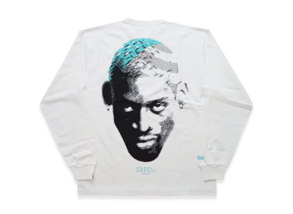 SAPEur Archive Series Stars And Stripes Head L/S Tee 