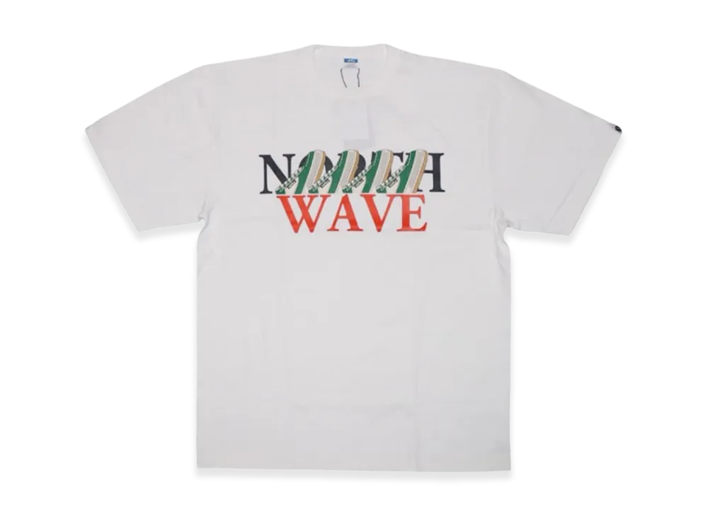 SAPEur x northwave Wave S/S Tee "Green/White"