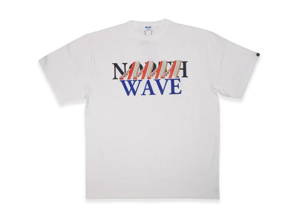 SAPEur x northwave Wave S/S Tee "Orange/White"