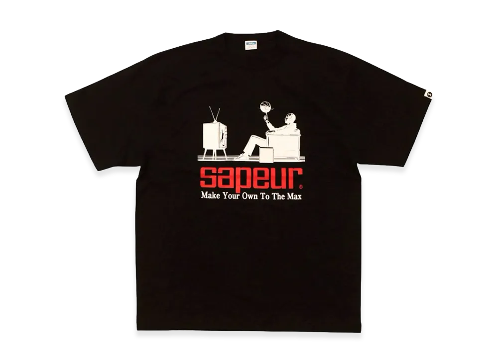 SAPEur Watching The Game Tees/S Tee "Black"