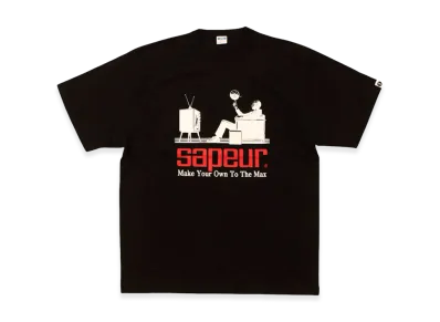 SAPEur Watching The Game Tees/S Tee "Black"