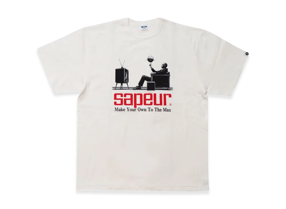SAPEur Watching The Game Tees/S Tee "White"