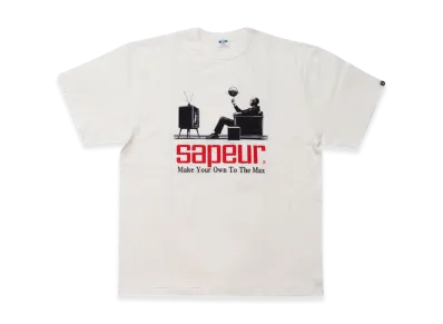 SAPEur Watching The Game Tees/S Tee "White"