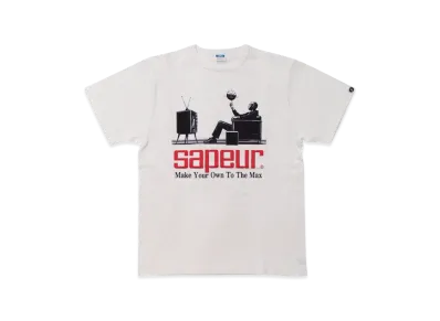 SAPEur Youth Watching The Game Tees/S Tee "White"