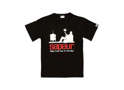 SAPEur Kid's Watching The Game Tees/S Tee "Black"