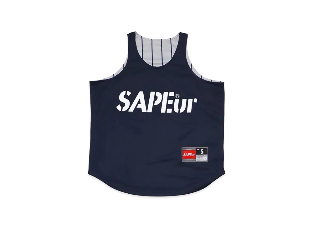 SAPEur Kid's RV Dry Basic Tank "Navy/Stripe"