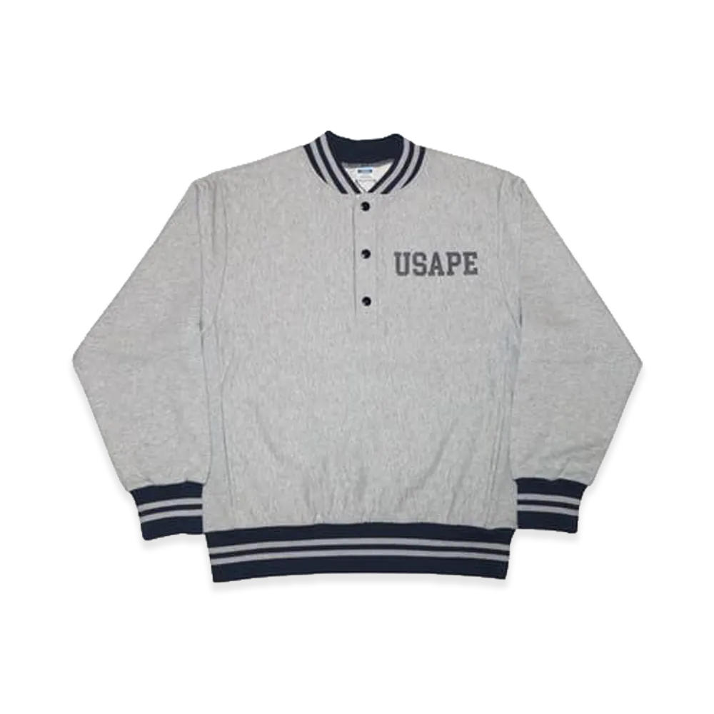 SAPEur Henry Crew Neck "Heather Grey"