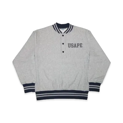 SAPEur Henry Crew Neck "Heather Grey"
