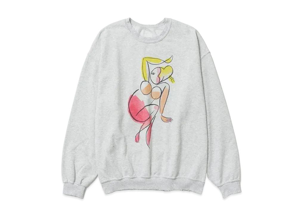 Sasquatchfabrix "Pinup Girl" Savage Sweatshirt "Ash Gray"