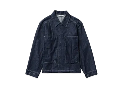 Sasquatchfabrix Utility Full Flap Denim Jacket "Indigo Navy"