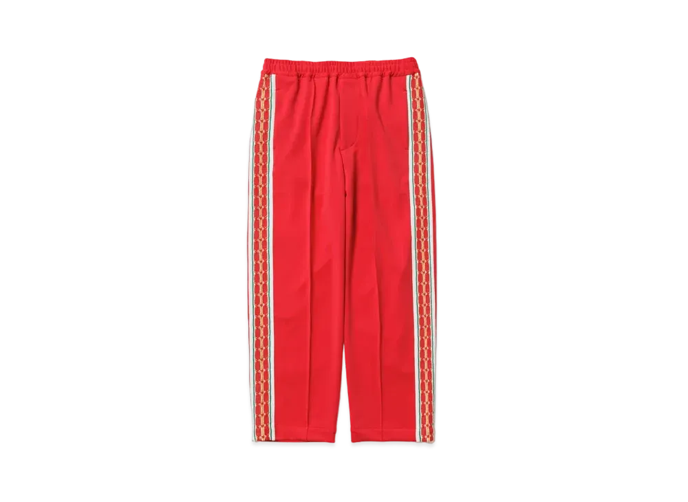 Sasquatchfabrix Lace Tape Track Pants "Red"
