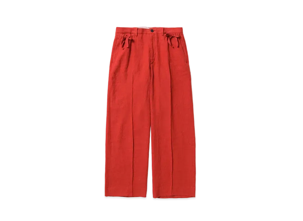 Sasquatchfabrix Drawstring Coin Pk Slacks "Red"