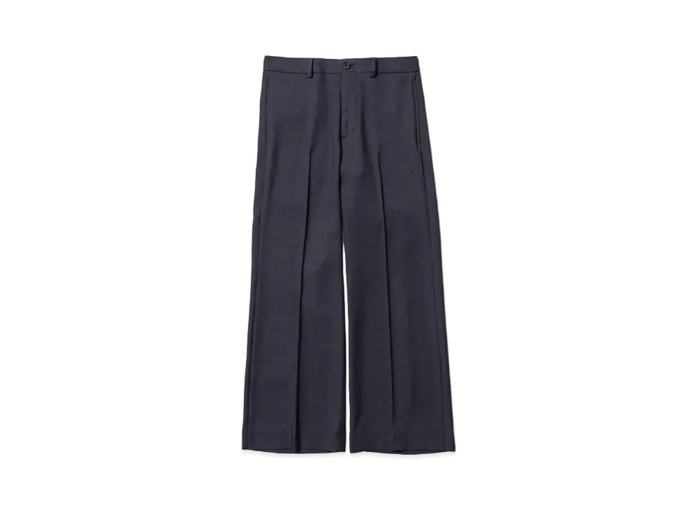 Sasquatchfabrix Semi Flare Silhouette Slacks "Navy"