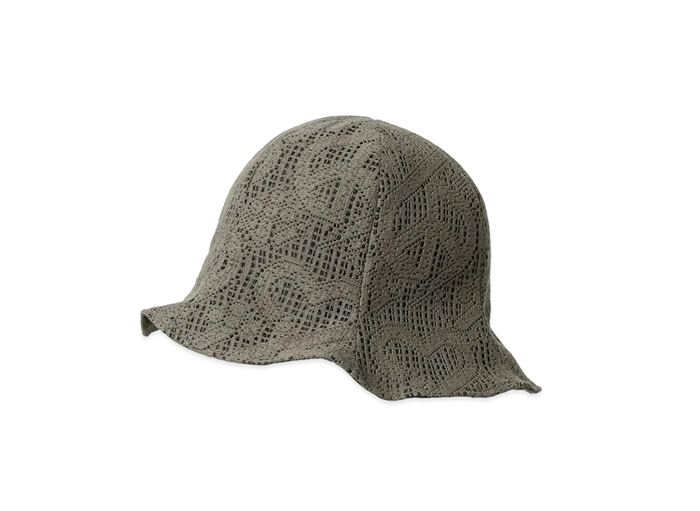 Sasquatchfabrix Love & Peace Lace Tulipe Hat "Olive"