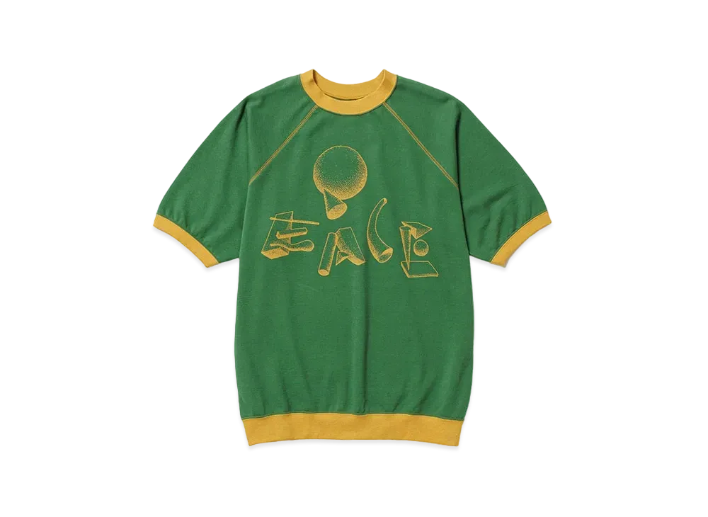 Sasquatchfabrix Polyhedron "Peace" H/S Sweat Shirt "Green"