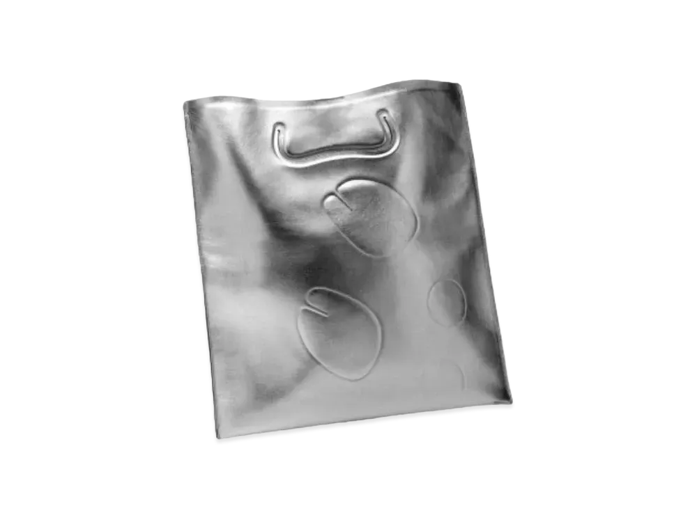 Maison Margiela Tabi Flat Tote Bag "Silver"