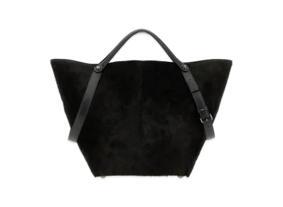 Maison Margiela Women's Printed Calf Hair Dress-Age Shopping Bag "Animal Print"