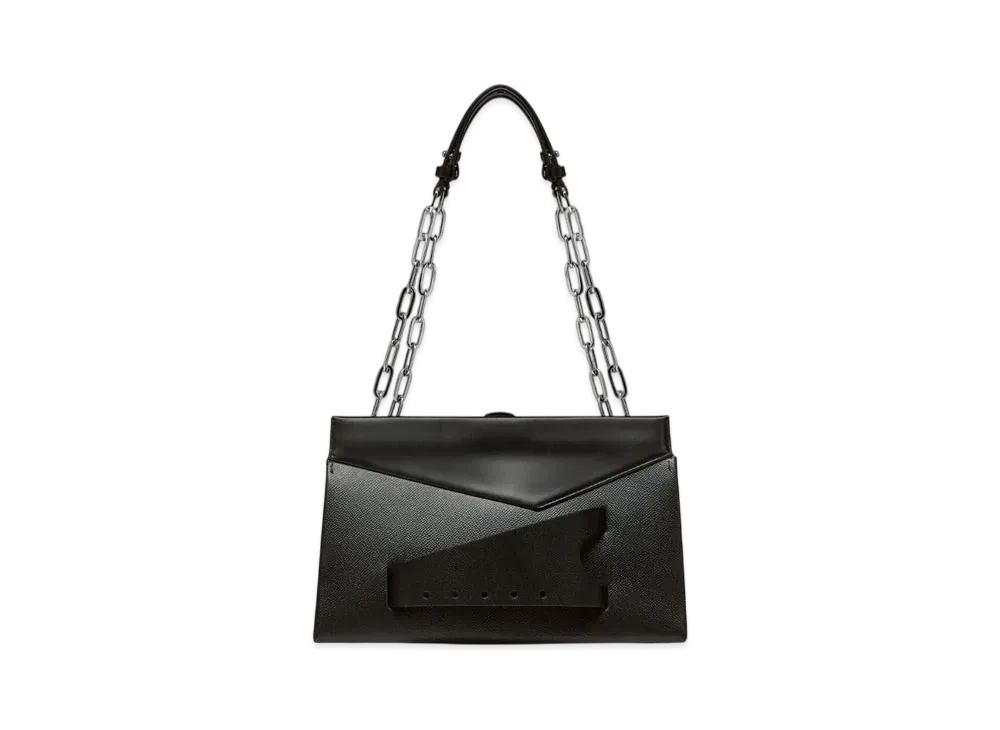 Maison Margiela Snatched Shoulder Clutch Bag Medium "Black"