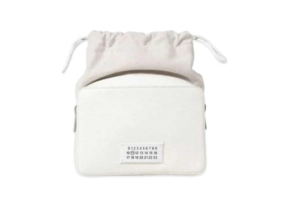 Maison Margiela Logo Crossbody Bag "Ivory"