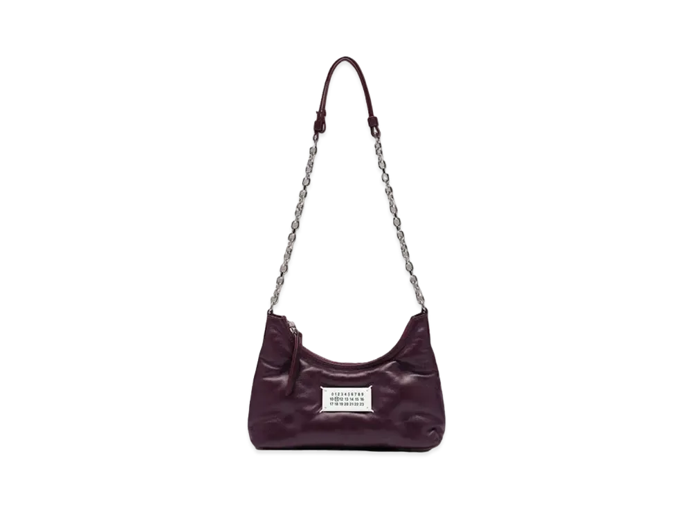 Maison Margiela Glam Slam Hobo Micro "Merlot"