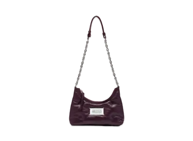Maison Margiela Glam Slam Hobo Micro "Merlot"