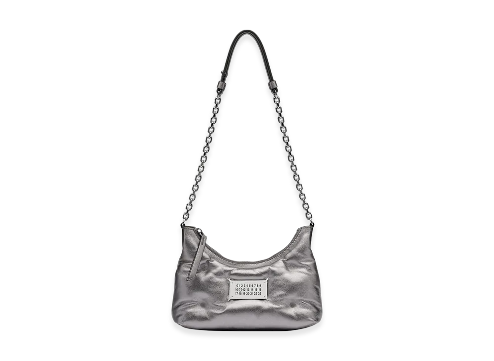 Maison Margiela Glam Slam Hobo Micro "Metallic Gray"