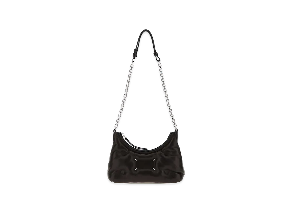 Maison Margiela Women's Glam Slam Hobo Micro Shoulder Bag "Black"
