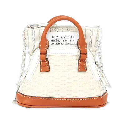 Maison Margiela Women's Bag Leather "White/Brown"