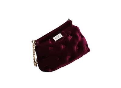 Maison Margiela Glam Slam Classique Small Velvet "Merlot"