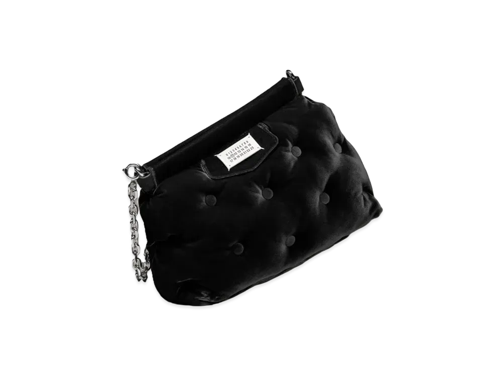 Maison Margiela Glam Slam Classique Small Velvet "Black"