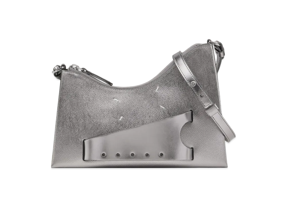Maison Margiela Snatched Hobo Small "Metallic Gray"