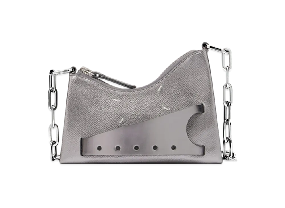 Maison Margiela Snatched Hobo Micro "Metallic Gray"