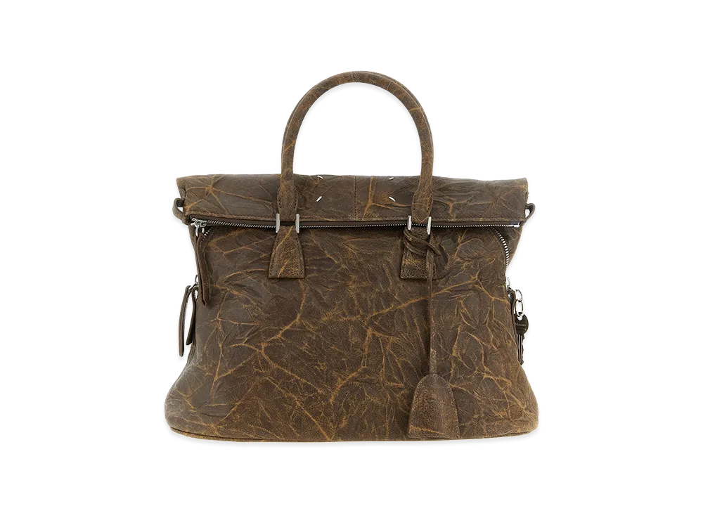 Maison Margiela Women's 5AC Soft Medium Shoulder Bag "Brown"