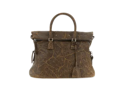Maison Margiela Women's 5AC Soft Medium Shoulder Bag "Brown"