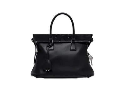 Maison Margiela Women's 5AC Soft Medium Shoulder Bags "Dark Gray"