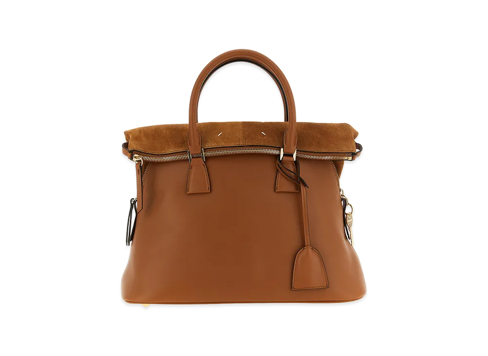 Maison Margiela Women's 5AC Soft Medium Shoulder Bag "Brown"